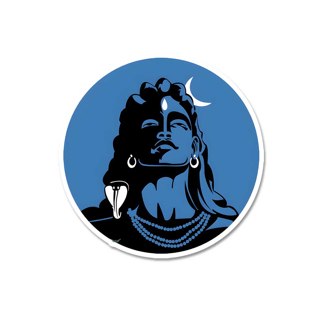 Adiyogi Shiva Sticker Buy best quality stickers, sticker packs and
