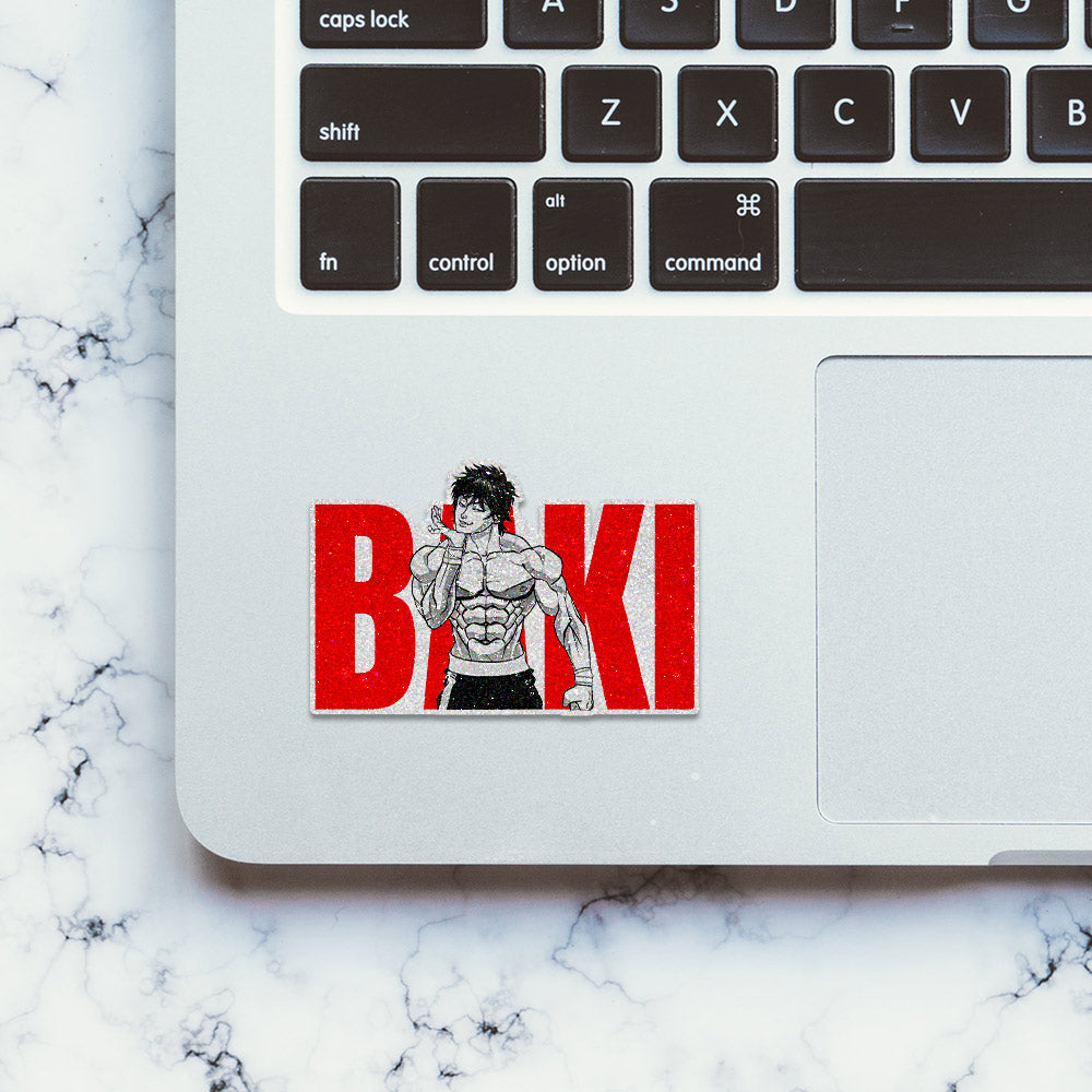 Baki 0.3 Glitter Sticker