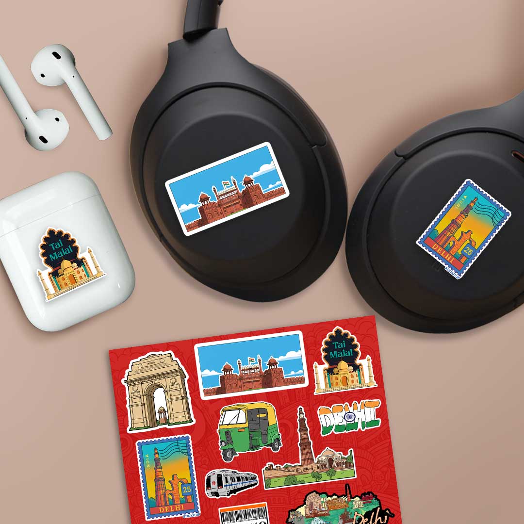 Delhi Sticker Sheet