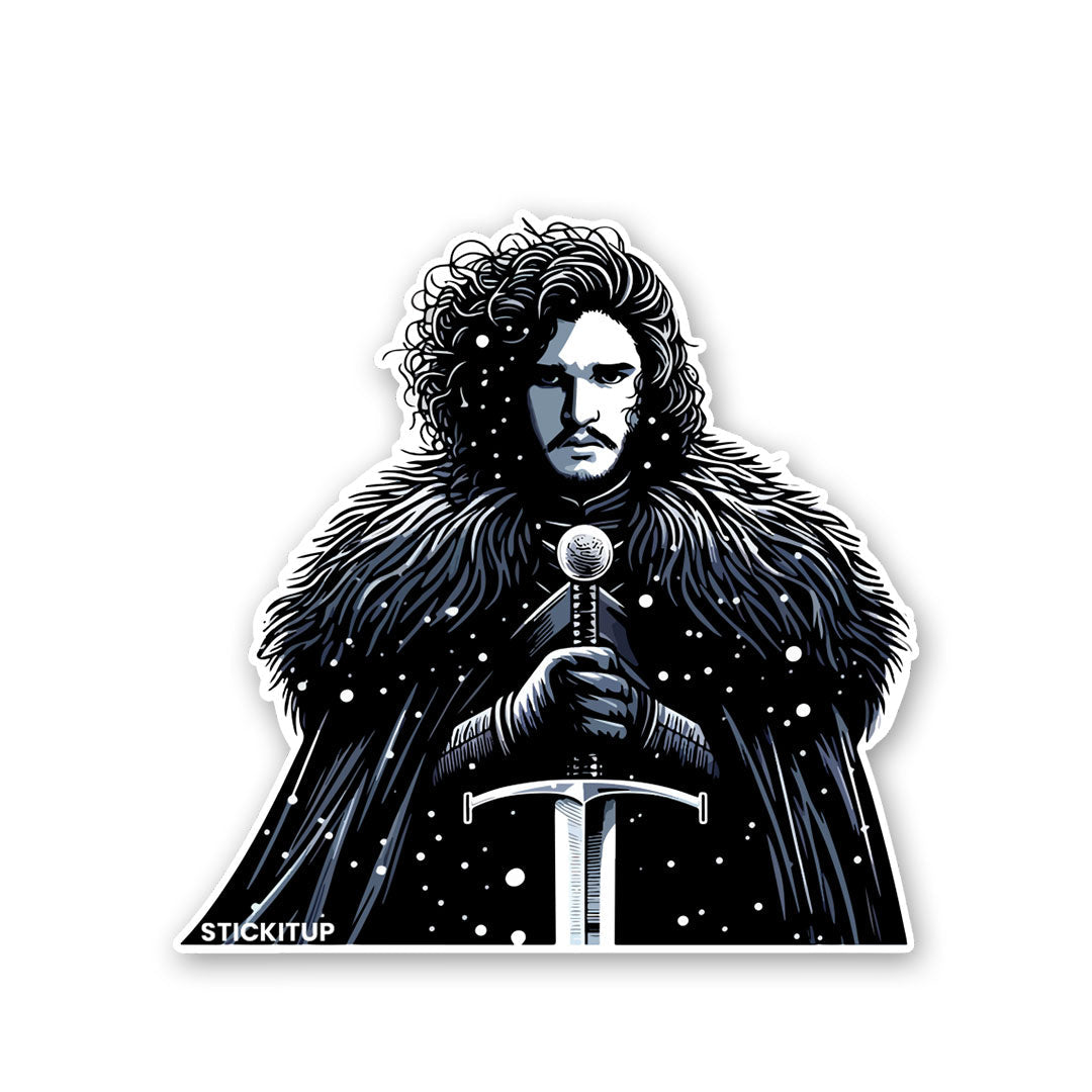 Jon Snow Game Of Thrones 123 Snow Jon Sticker – STICK IT UP
