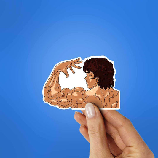 Baki Back Sticker - STICK IT UP