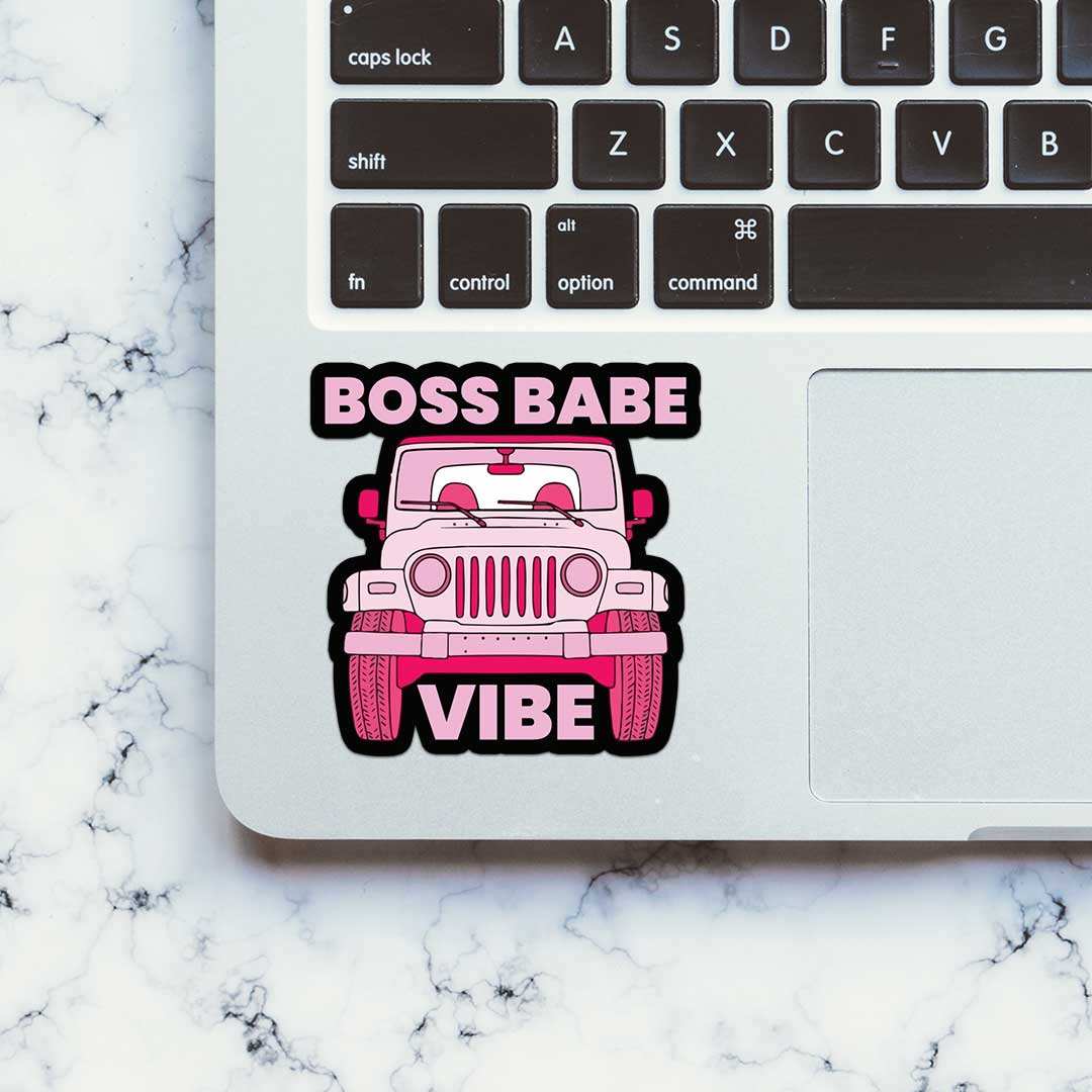 Boss Babe Vibe Sticker - STICK IT UP