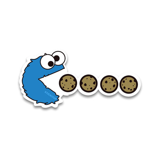Cookie Monster Bumper Sticker - STICK IT UP