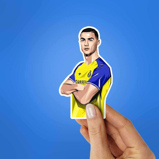 Cristiano Ronaldo Al Nassr Sticker - STICK IT UP