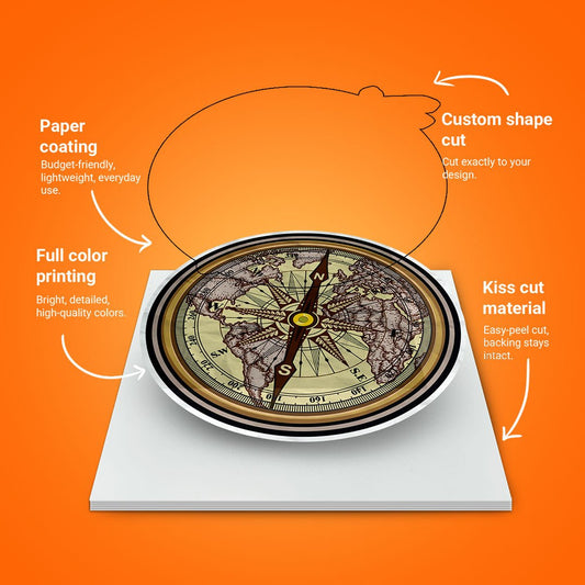 Custom Paper Sticker - STICK IT UP