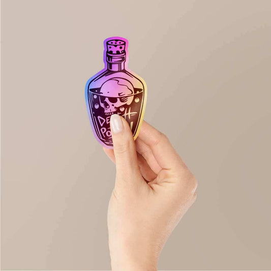 Death Potion Holographic Stickers - STICK IT UP
