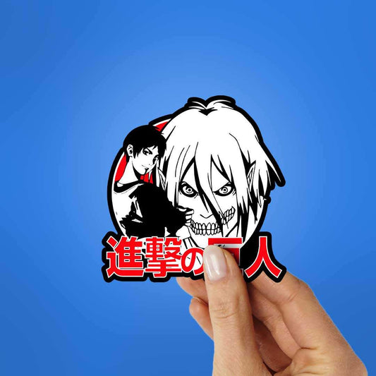 Eren Attack On Titan Sticker - STICK IT UP
