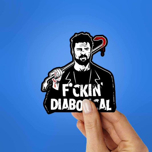 Fckin Diabolical Sticker - STICK IT UP