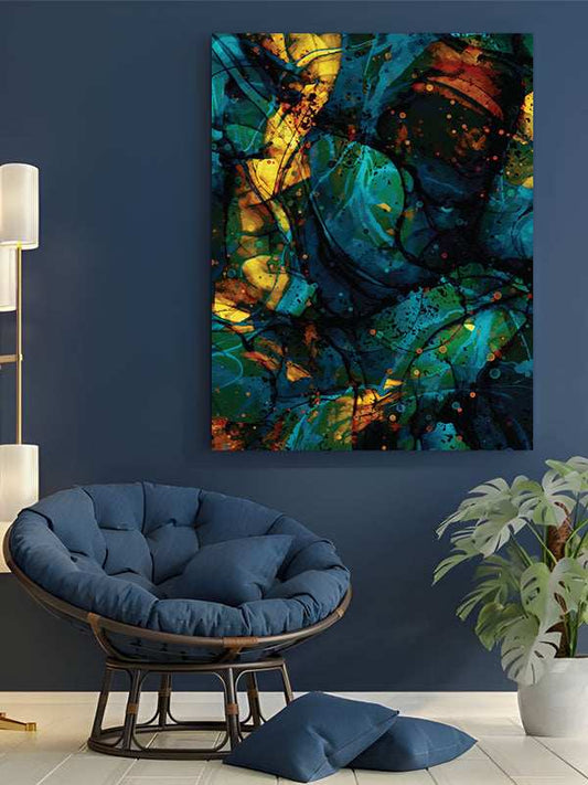 Flow Of Ink Canvas Art - STICK IT UP