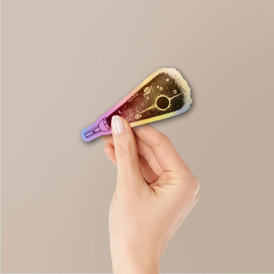 Galaxy Beam Holographic Stickers - STICK IT UP