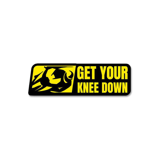 Get Your Knee Down Sticker - STICK IT UP