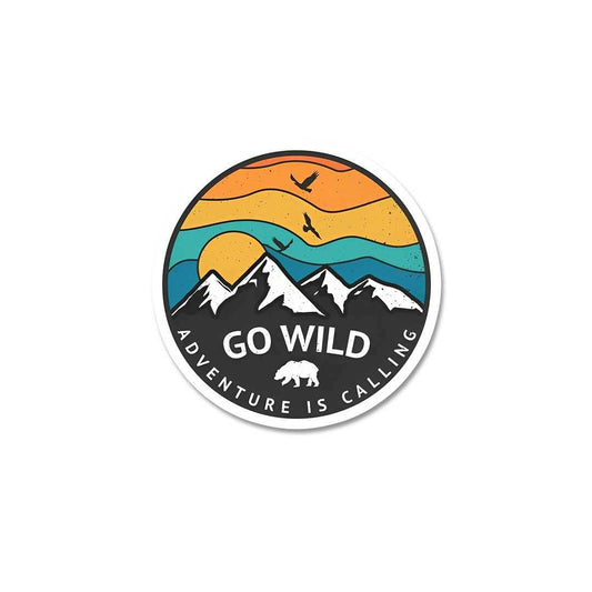 Go Wild Adventure Is Calling Sticker - STICK IT UP