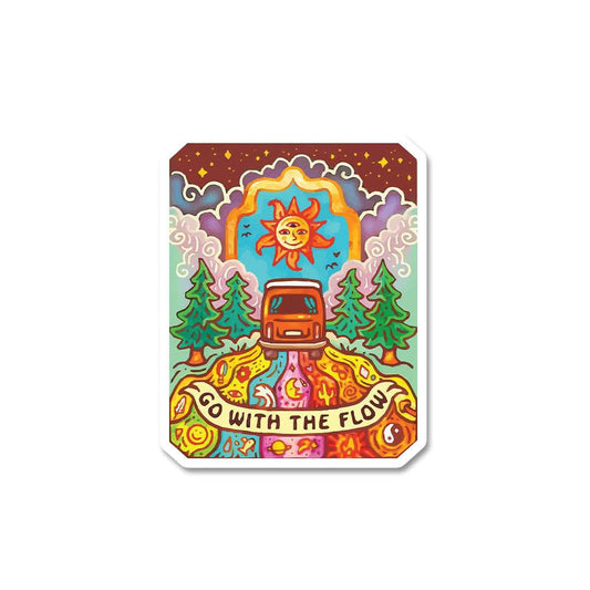 Go With The Flow Sticker - STICK IT UP