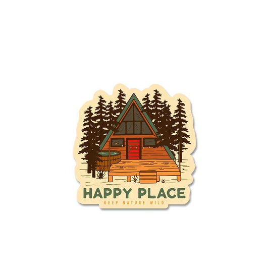 Happy Place Sticker - STICK IT UP