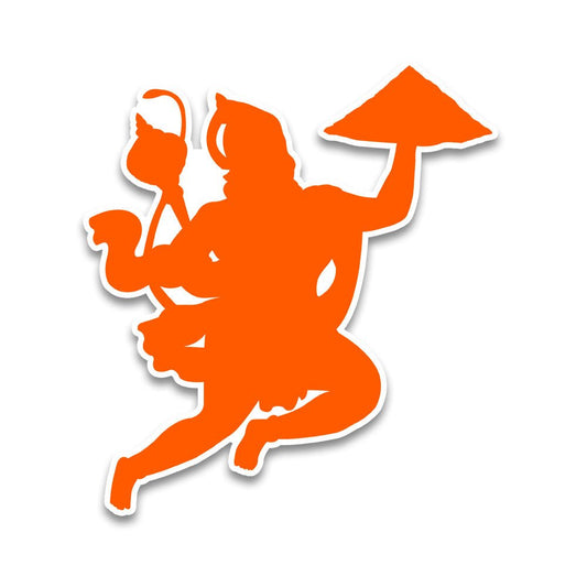 Lord Hanuman Bumper Sticker - STICK IT UP