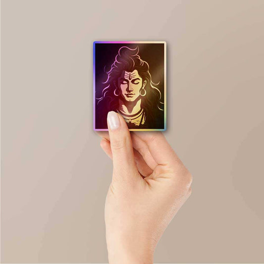 Mahadev Holographic Sticker - STICK IT UP