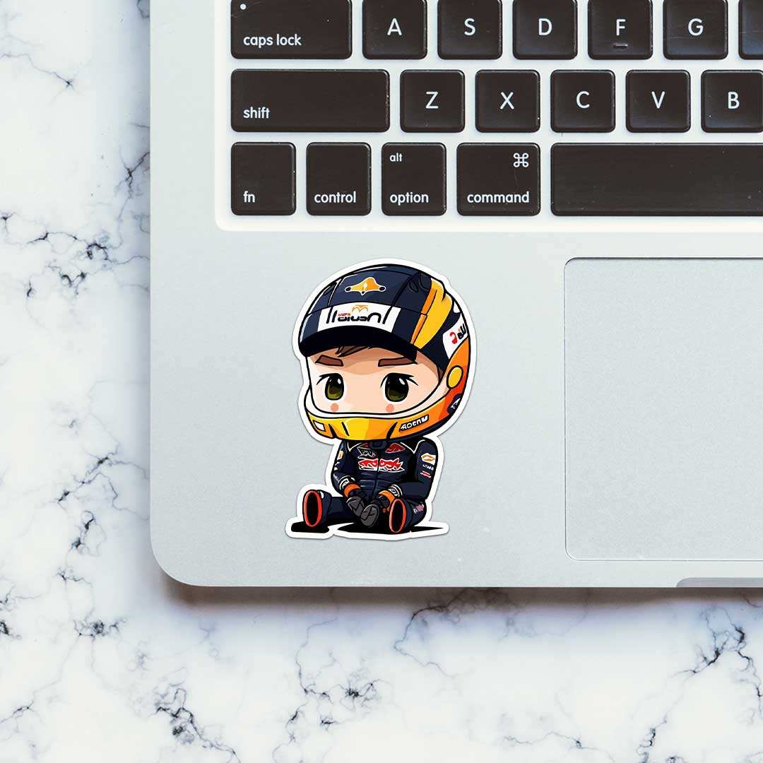 Max Verstappen Chibi Sticker - STICK IT UP