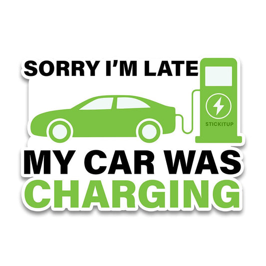 My Car Was Bumper Sticker waterproof vinyl decal for laptop, bike, car & bottle