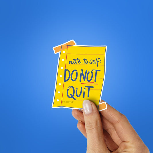 Note To Safe Sticker - STICK IT UP