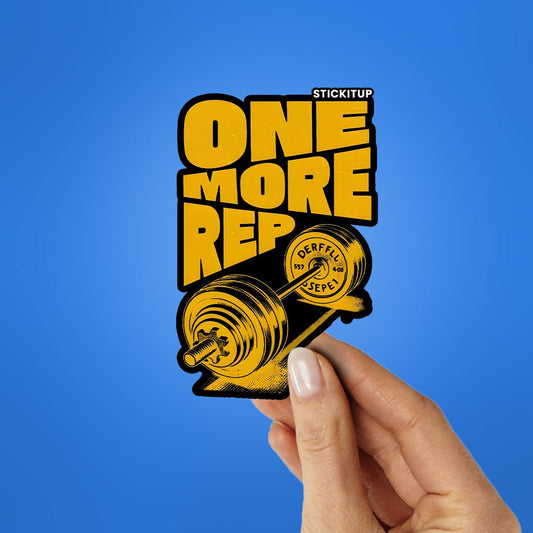 ONE MORE REP Sticker - STICK IT UP