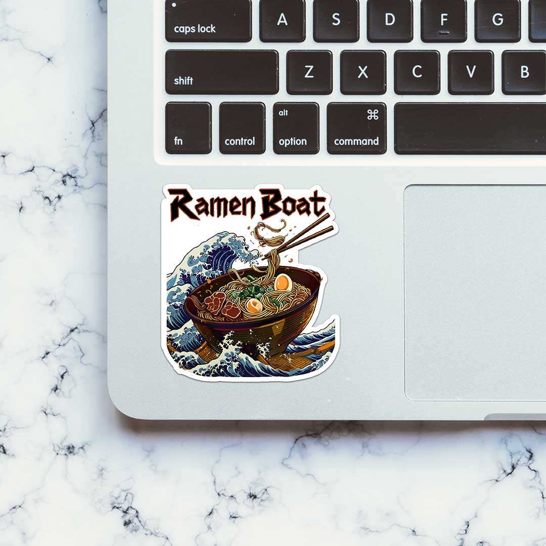 Ramen Boat Sticker - STICK IT UP