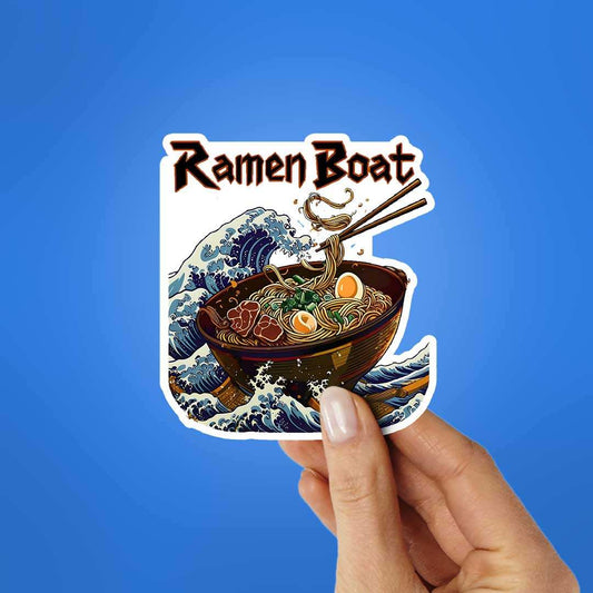 Ramen Boat Sticker - STICK IT UP