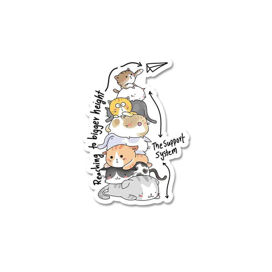 Reaching Foir Bigger Heights Sticker - STICK IT UP