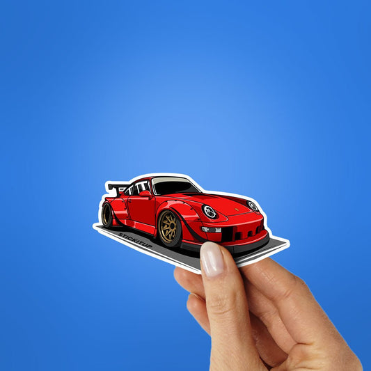 RWB 911 Red Sticker - STICK IT UP
