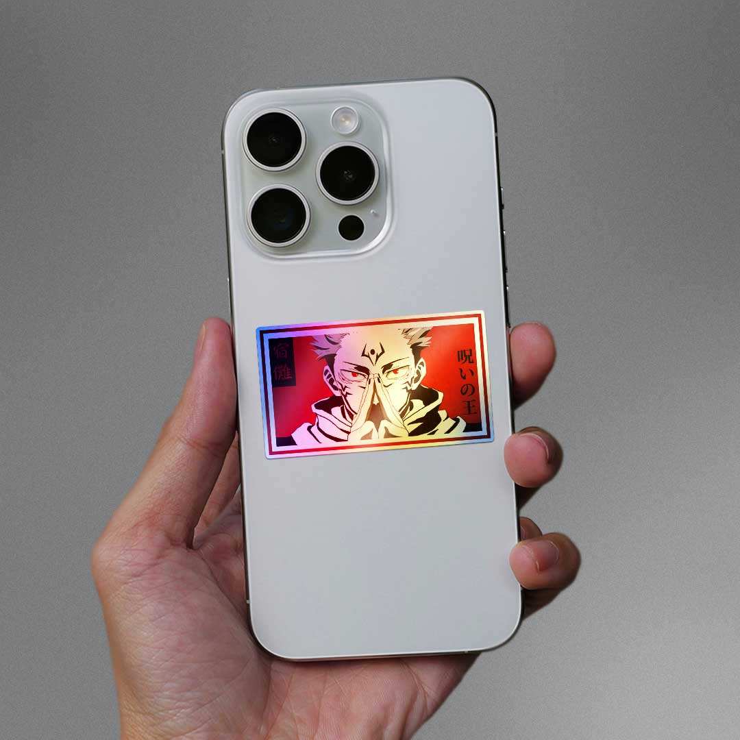 Ryomen Sukuna Holographic Sticker - STICK IT UP