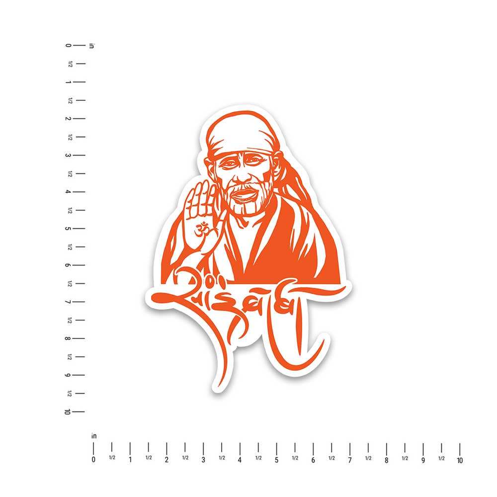 Sai Baba Bumper Sticker - STICK IT UP