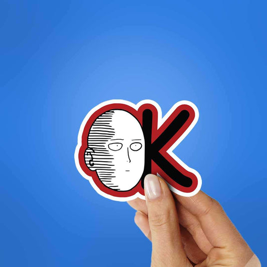 Saitama Ok Sticker - STICK IT UP