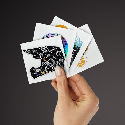 Sample Sticker Pack waterproof vinyl decal for laptop, bike, car & bottle