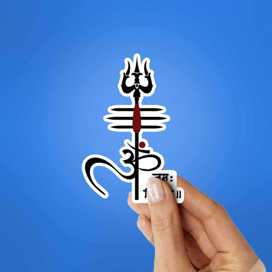 Shiva Trishul Sticker - STICK IT UP