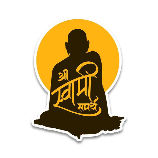 Shree Swami Samarth Bumper Sticker - STICK IT UP