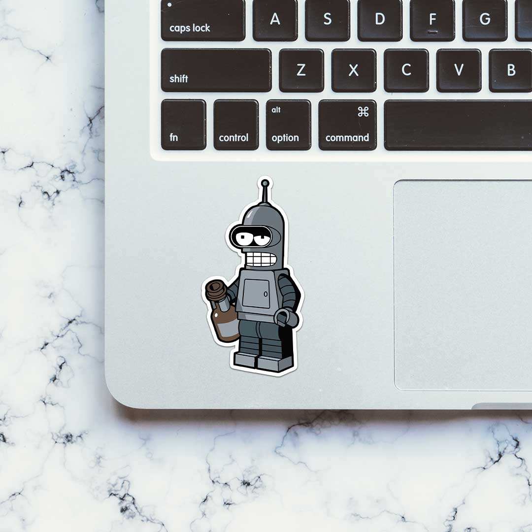 Simpsons Robot Sticker - STICK IT UP