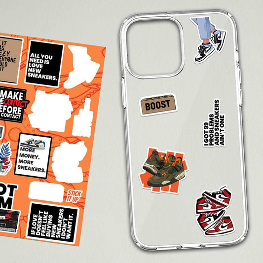 Sneaker Head Mini sticker sheet - STICK IT UP