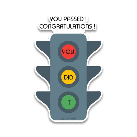 Traiphik Bumper Sticker waterproof vinyl decal for laptop, bike, car & bottle