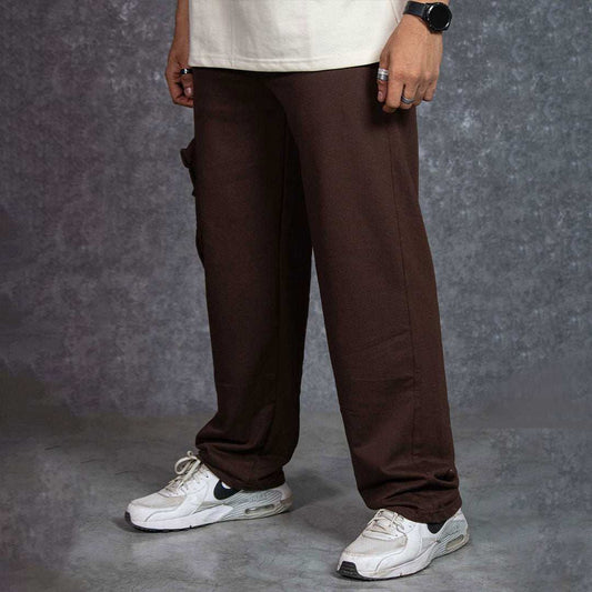 UTILITY BROWN PANTS - STICK IT UP