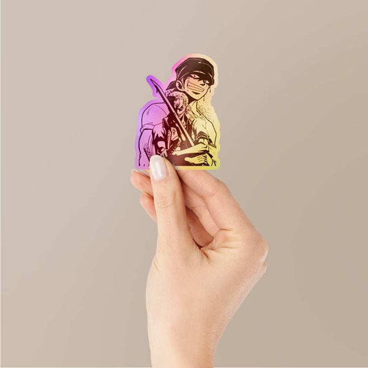 Zoro Holographic Stickers - STICK IT UP