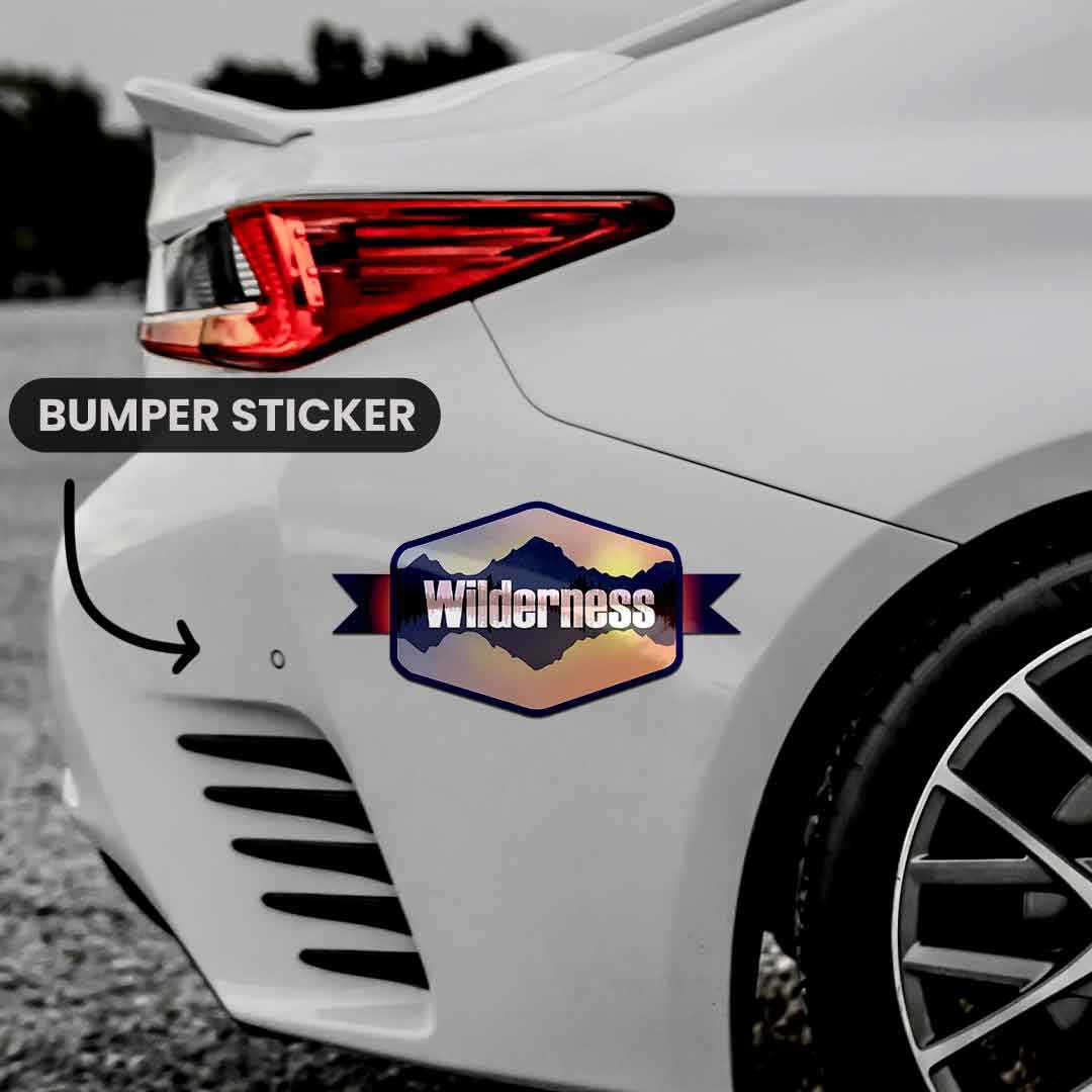 Wilderness Bumper Sticker | STICK IT UP