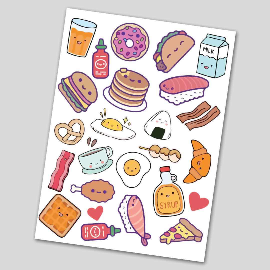 Cute Mini Stickers Sheet