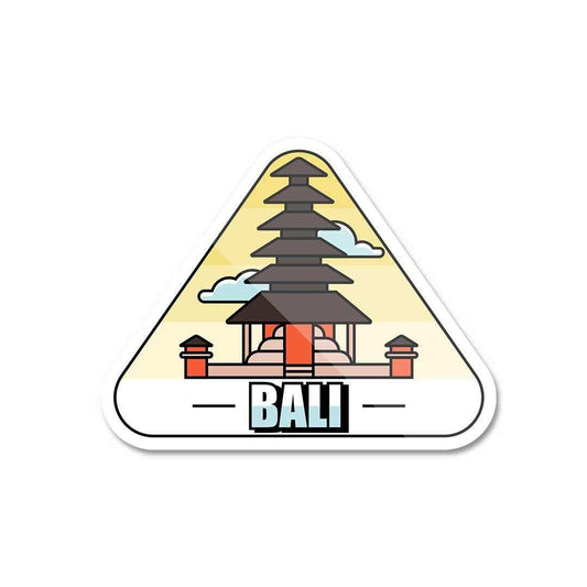 Bali Sticker waterproof vinyl decal for laptop, bike, car & bottle