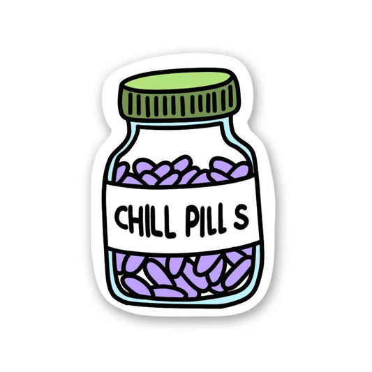 Chill Pill Sticker - STICK IT UP