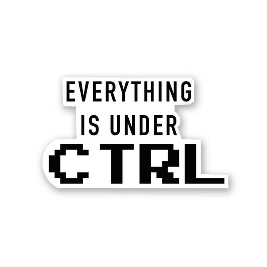 Every Thing Is Under CTRL Sticker - STICK IT UP