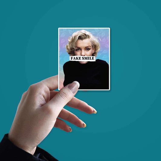 FAKE SMILE Sticker - STICK IT UP