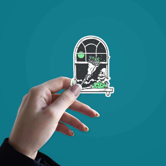 Flowers for the dead sticker - STICK IT UP