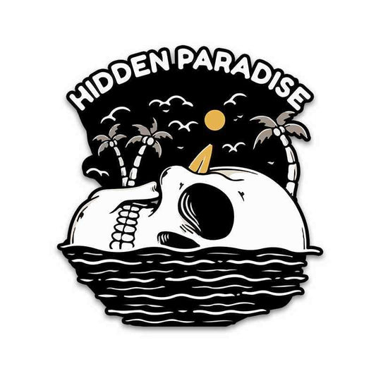 Hidden Paradise Bumper Sticker - STICK IT UP