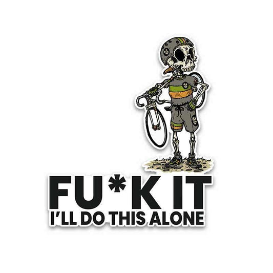 I'll Do This Alone Bumper Sticker waterproof vinyl decal for laptop, bike, car & bottle