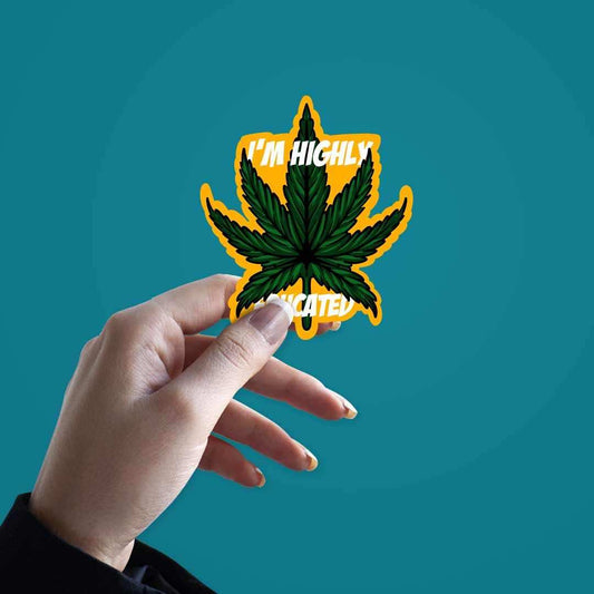 I'm Highly Educated Sticker - STICK IT UP