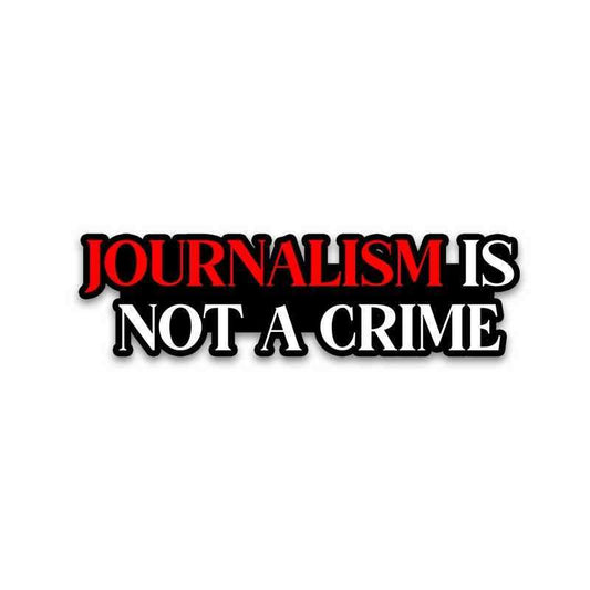 Journalism Bumper Sticker waterproof vinyl decal for laptop, bike, car & bottle